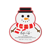 Spongellé - Let It Snow Holiday Snowman Gift Set Christmas Stocking Gift