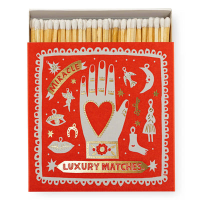 Archivist Gallery - Miracle Luxury Matches Square Matchbox - Tarvos Boutique