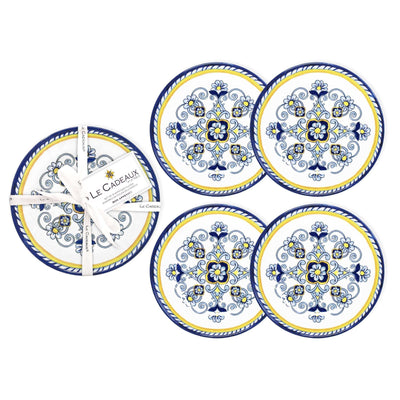 Le Cadeaux - Sorrento Set of 4 Appetizer Plates 6.5" - Tarvos Boutique