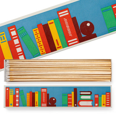 Archivist Gallery - Book Shelf Matches - 4x4 - 125 matches