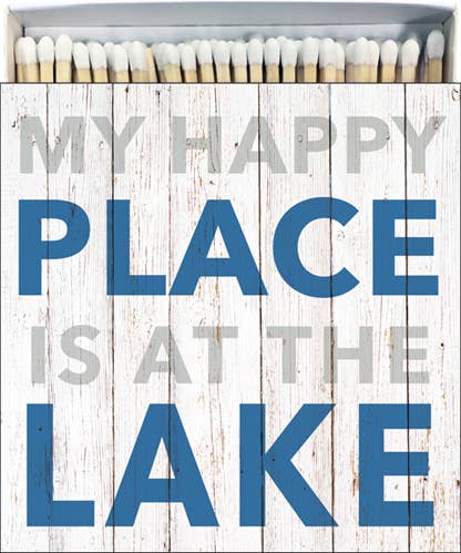 Paperproducts Design - MATCHES SQUARE- AT THE LAKE