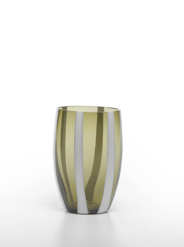 Zafferano America - Gessato tumbler - Aquamarine