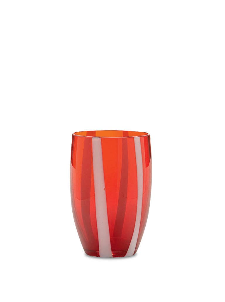 Zafferano America - Gessato tumbler - Amber