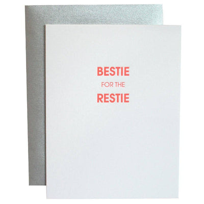 Chez Gagné - Bestie for the Restie Letterpress Greeting Card