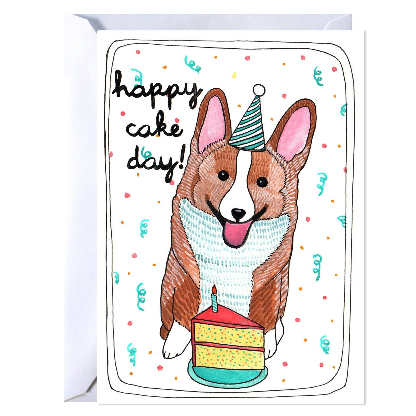 michele maule - Birthday Card - Happy Cake Day