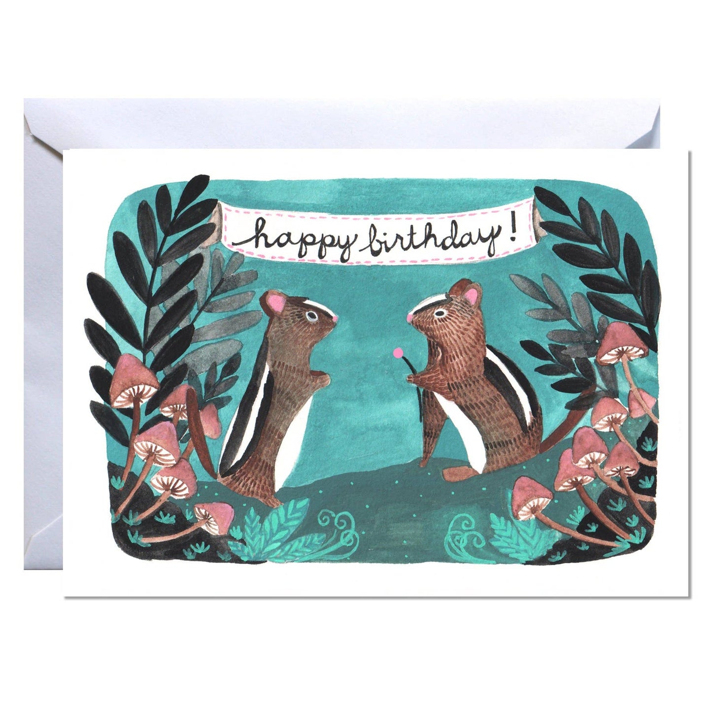 michele maule - Birthday Card - Chipmunk Birthday