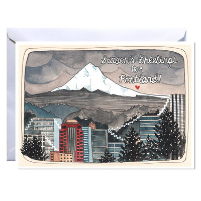 michele maule - Holiday Card - Seasons Greetings from Portland