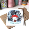 michele maule - Birthday Card - Mushroom House