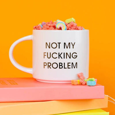 Chez Gagné - Not My Fucking Problem Jumbo Stackable Mug