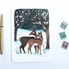 michele maule - Holiday Card - Winter Deer