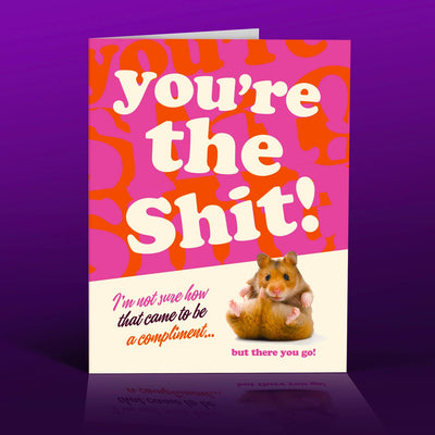 OffensiveDelightful - HAMSTER CARD  funny greeting card