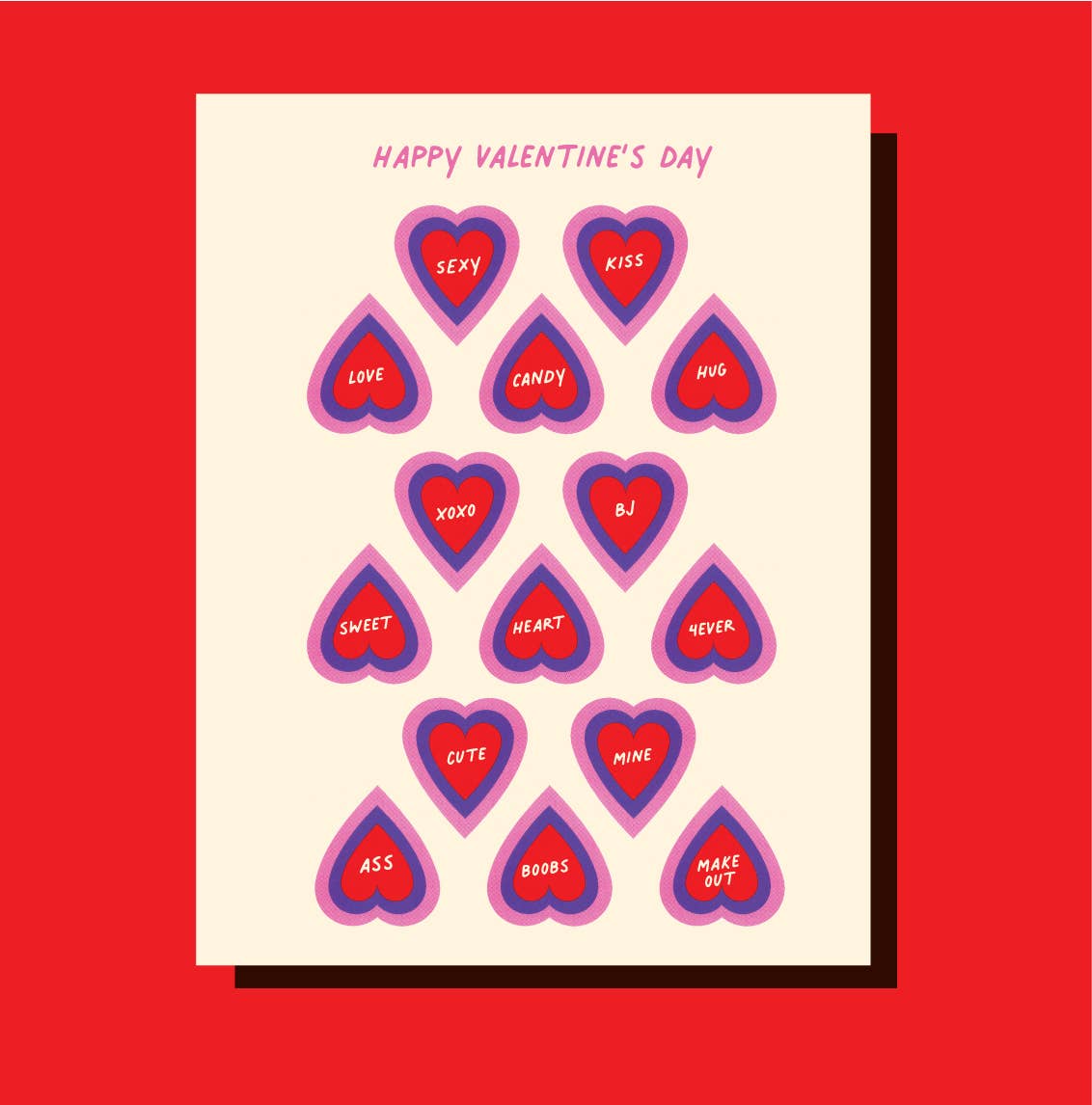 OffensiveDelightful - CANDY HEARTS FUNNY valentine card