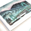 michele maule - Greeting Card - Snowy St Johns Bridge