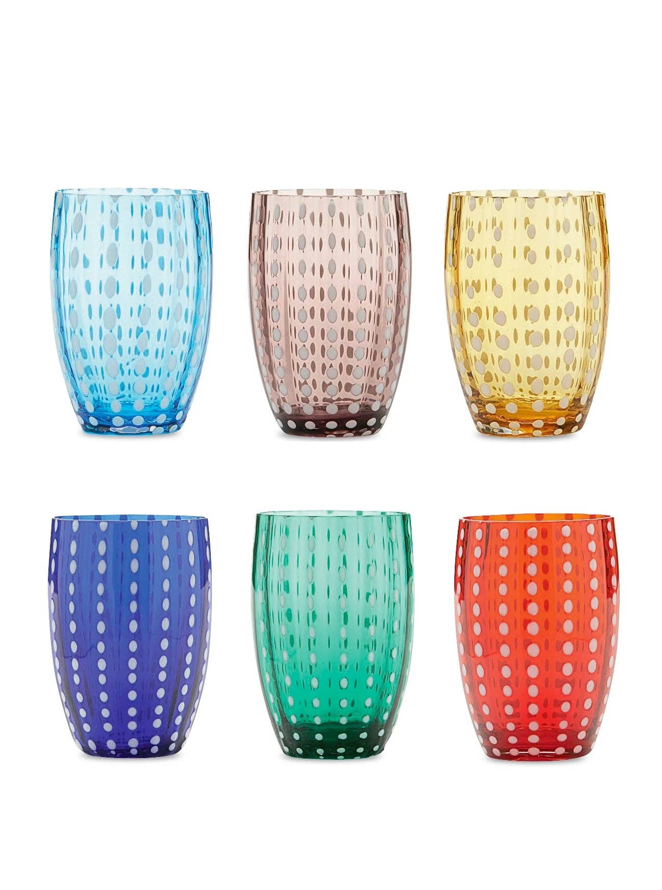 Zafferano America - Perle Tumbler Assorted (Set of 6)