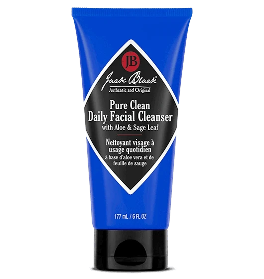 JACK BLACK - Pure Clean Daily Facial Cleanser with Aloe & Sage Leaf - 6 oz - Tarvos Boutique