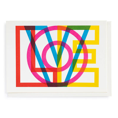 Archivist Gallery - Love by Pressink Greeting Card