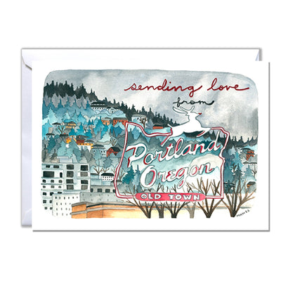 michele maule - Greeting Card - Sending Love