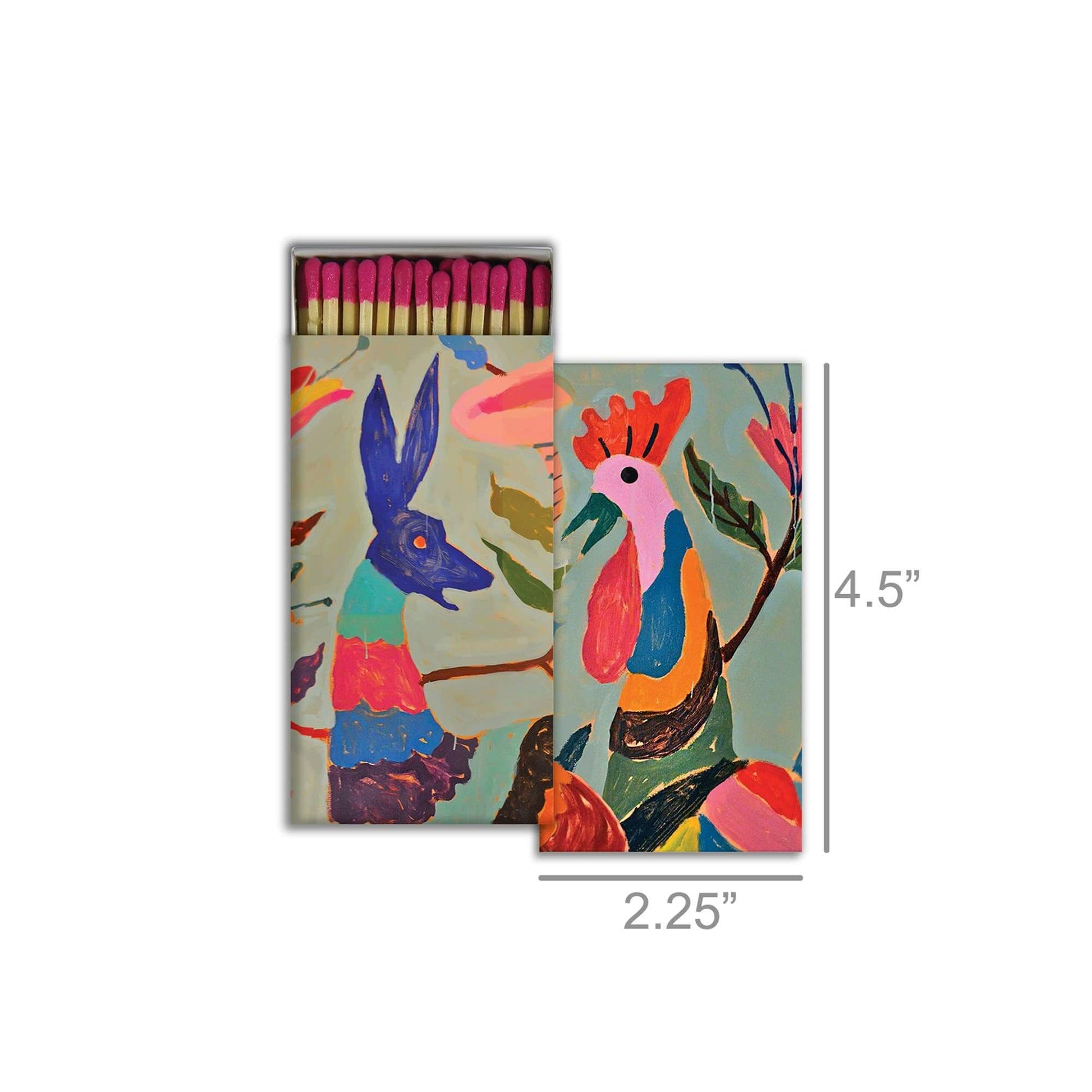 HomArt - Matches - Rooster & Deer - Tarvos Boutique