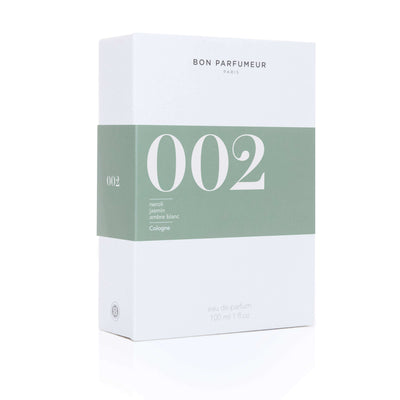 Bon Parfumeur - 002 - neroli jasmine white amber - 3.4 fl.oz / 100 ml - Tarvos Boutique