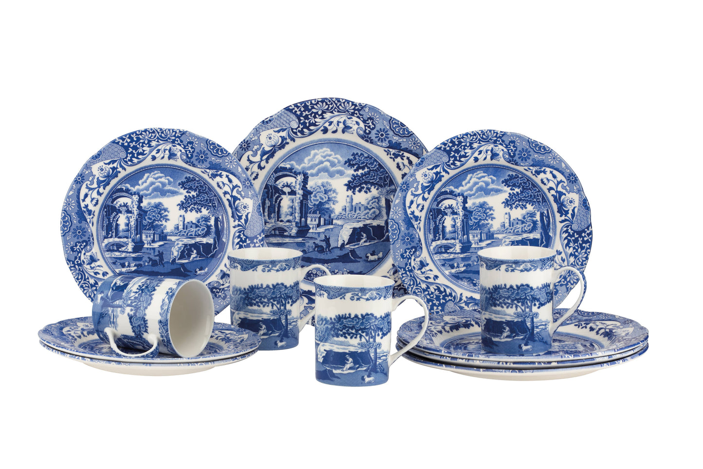 Spode - Spode Blue Italian 12 Piece Set