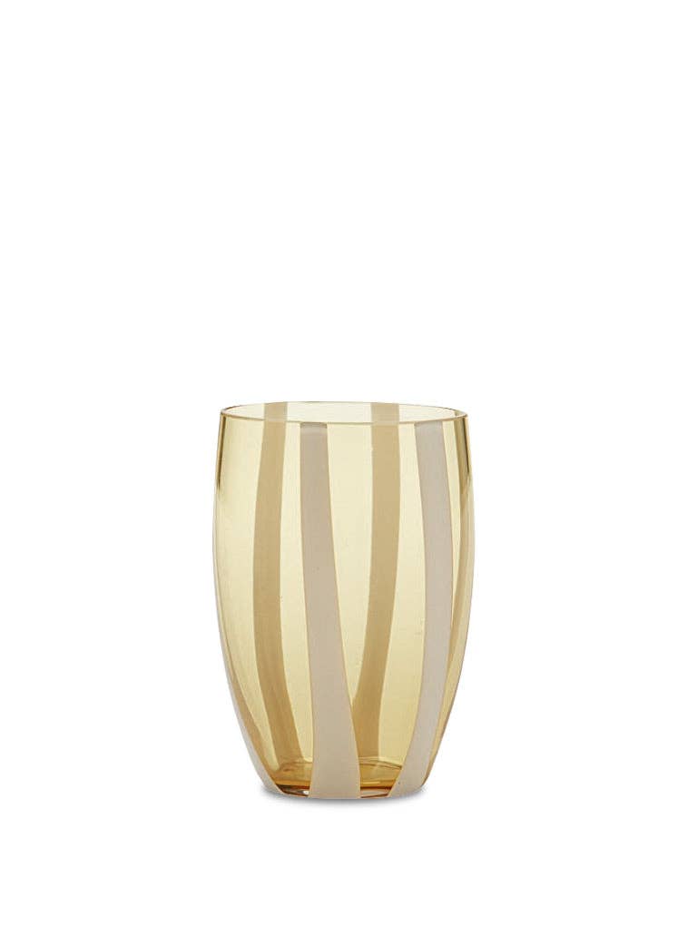 Zafferano America - Gessato tumbler - Amber