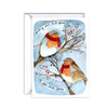 michele maule - Holiday Card - Winter Robins