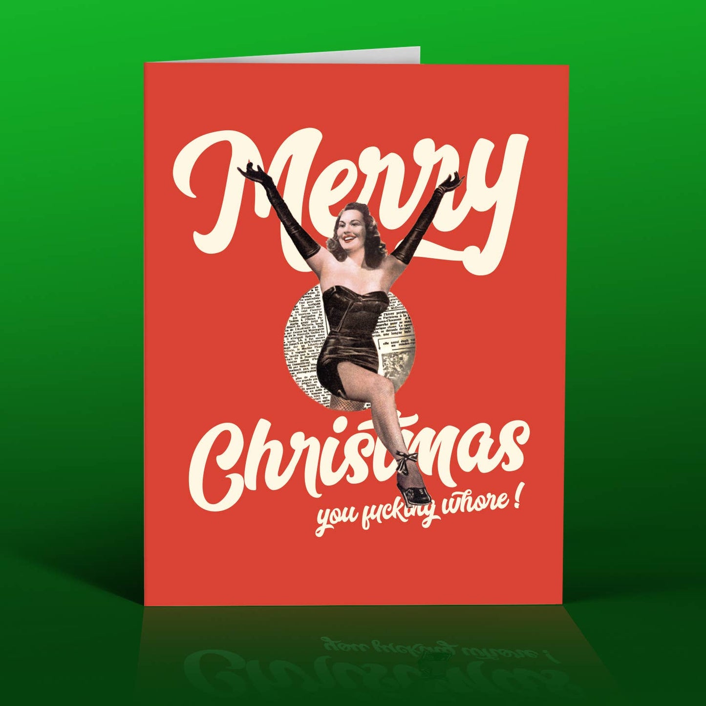 OffensiveDelightful - MERRY WHORE! christmas card