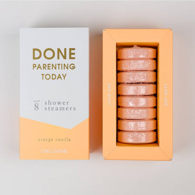 Chez Gagné - Done Parenting Today Shower Steamers - Orange Vanilla