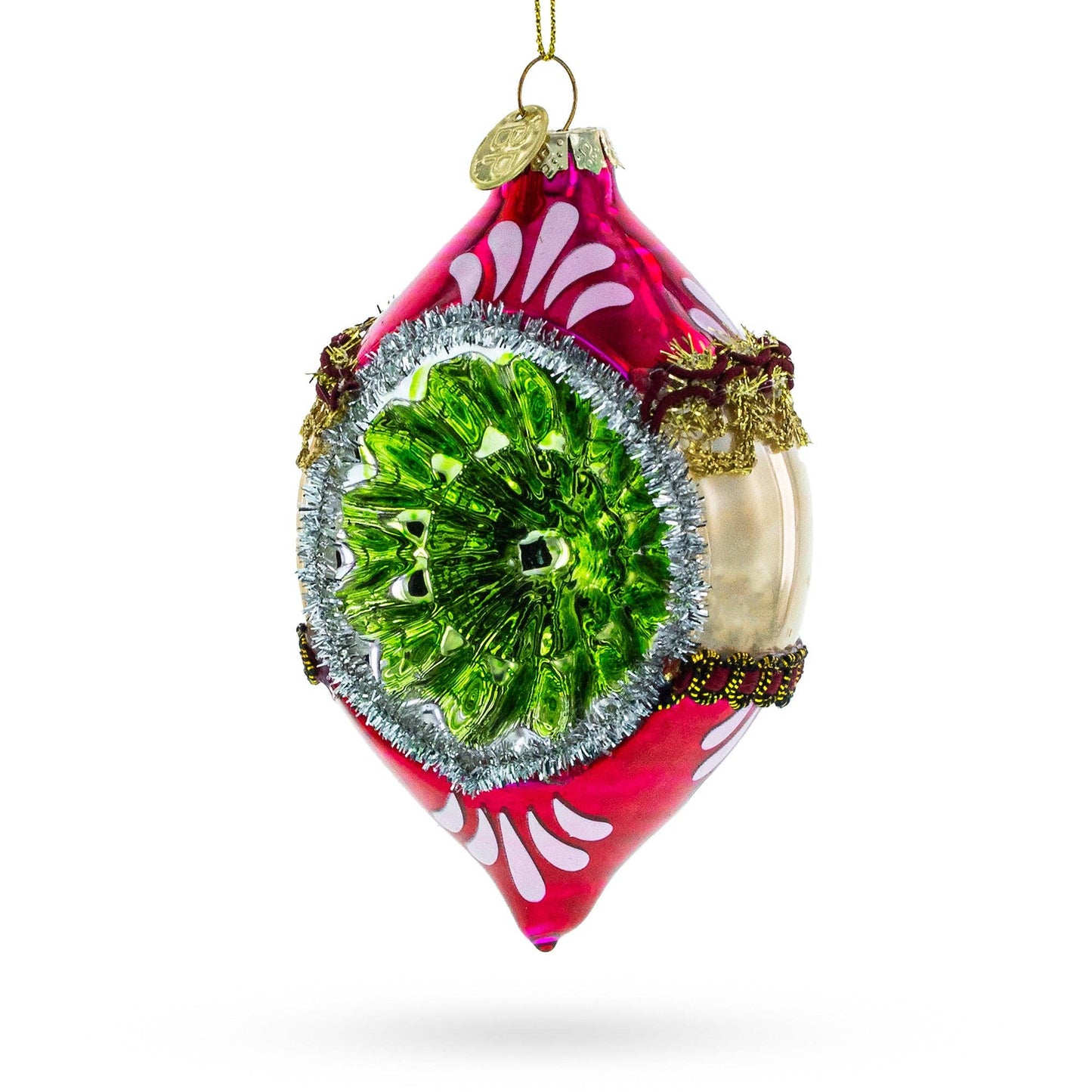 BestPysanky - Retro Reflection Pink Glass Ornament