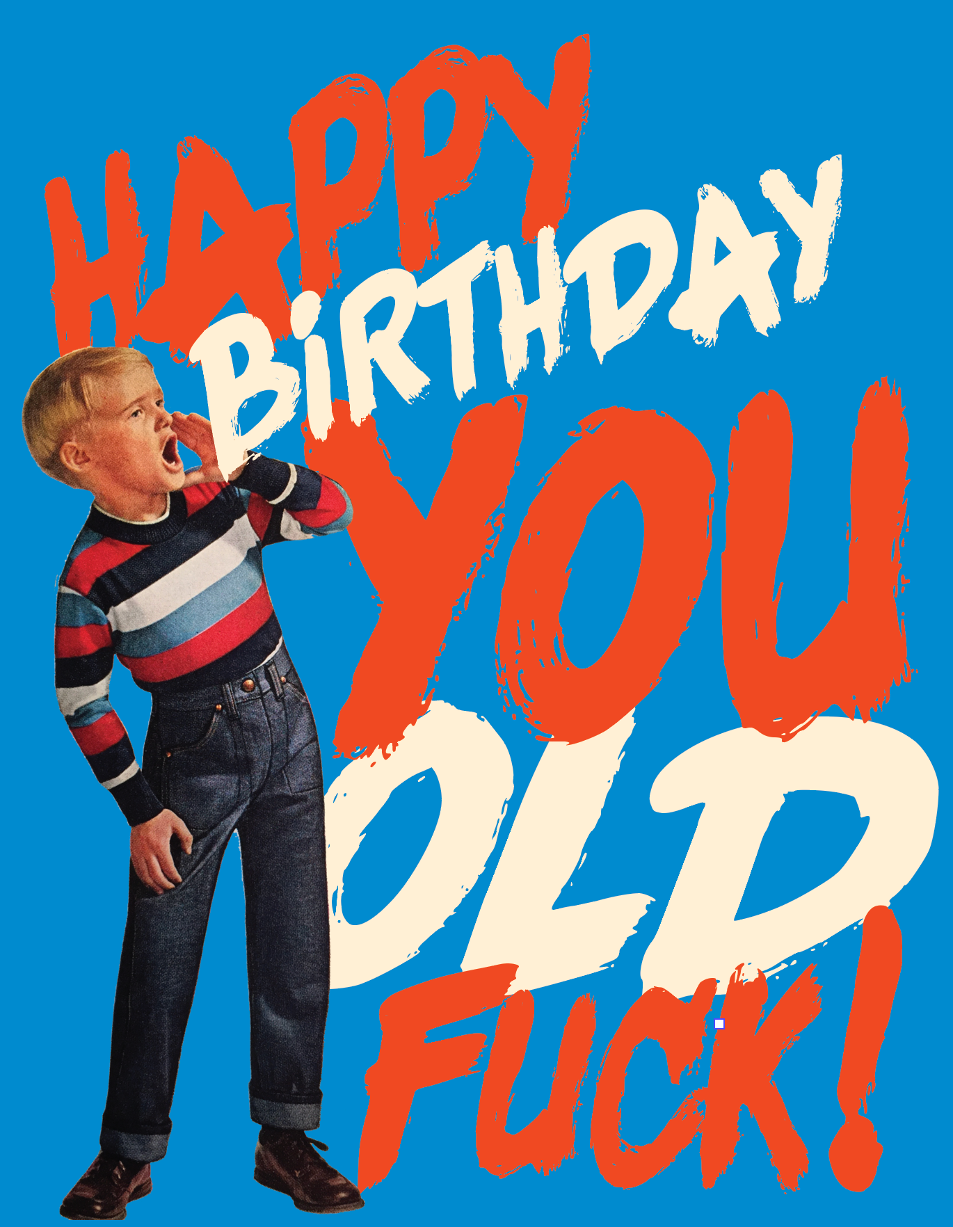 OffensiveDelightful - HAPPY BDAY YOU OLD F*CK! birthday card