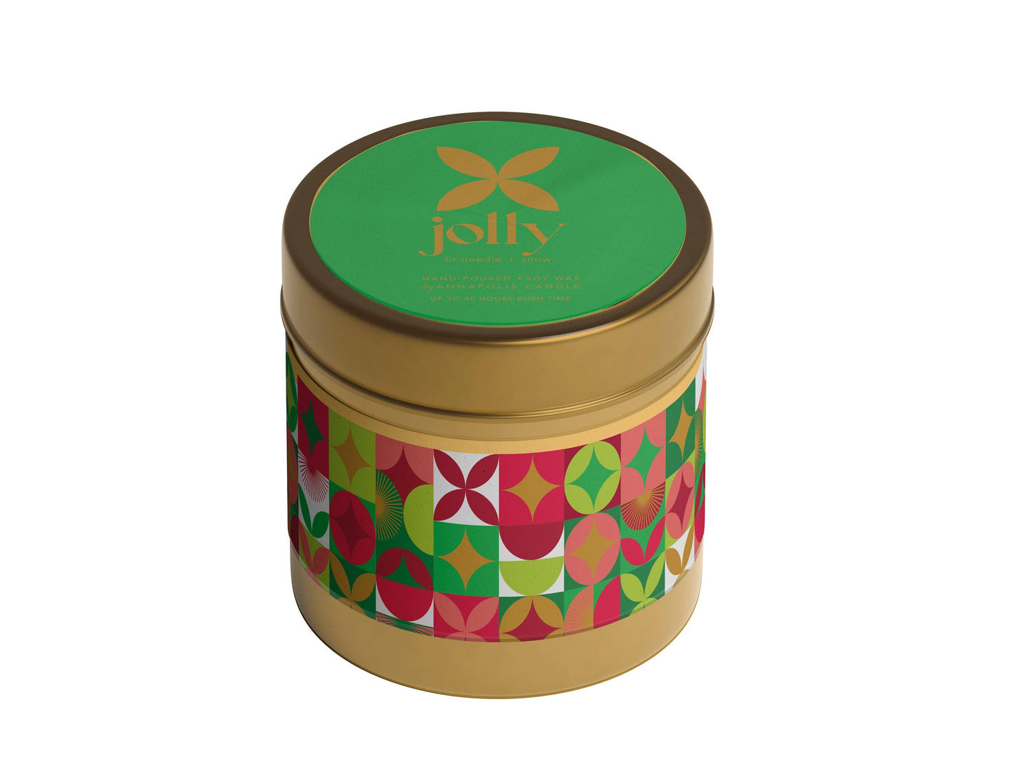 Annapolis Candle - Holiday Mood Candle - 10oz Tin: Merry (apple and pear)