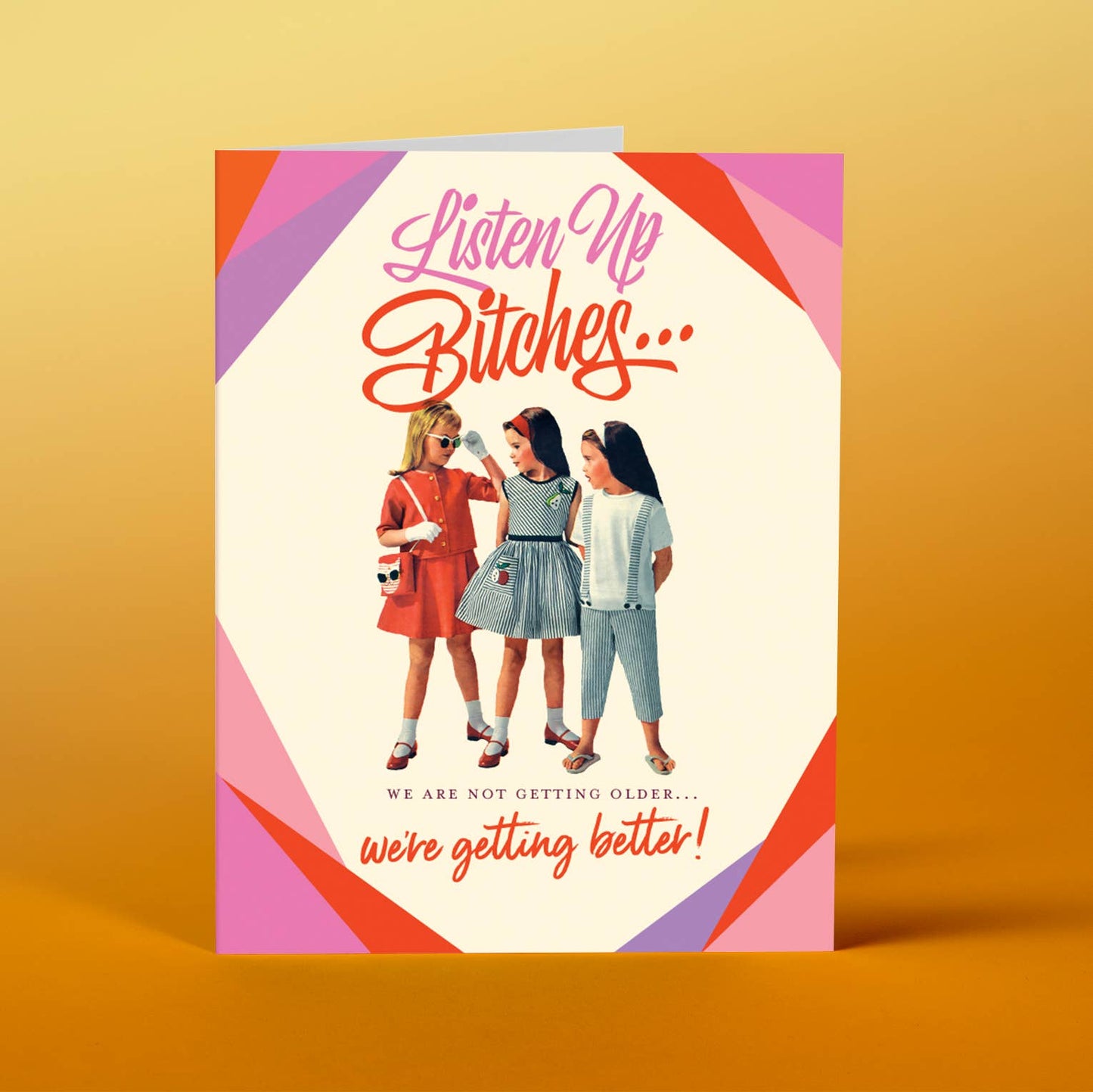 OffensiveDelightful - LISTEN UP BITCHES birthday card