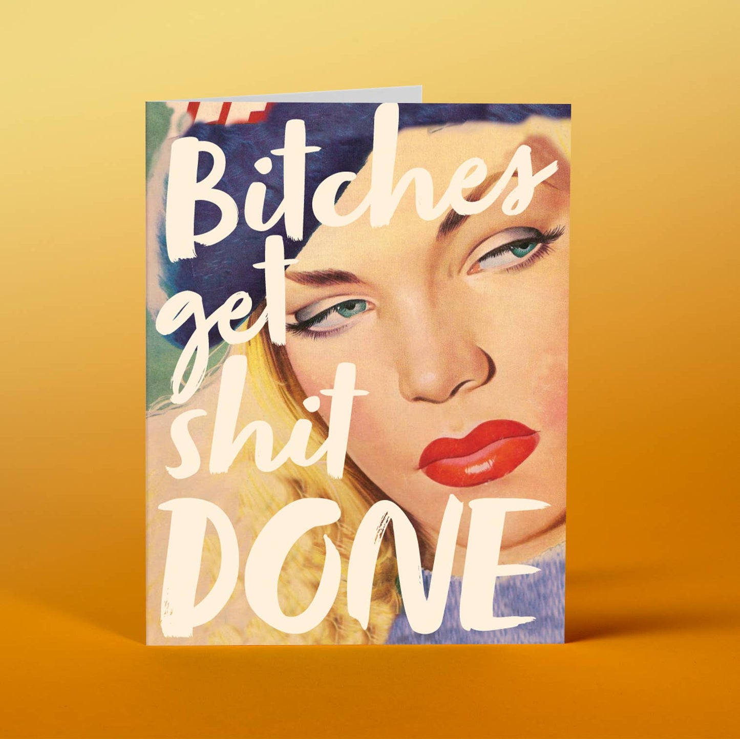 OffensiveDelightful - BITCHES GET SHIT DONE feminist card