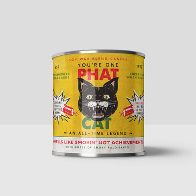 Scents of Accomplishment - Phat Cat 16oz. Candle