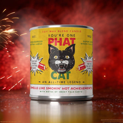 Scents of Accomplishment - Phat Cat 16oz. Candle