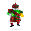 BestPysanky - Scottish Santa with Whiskey Glass Ornament