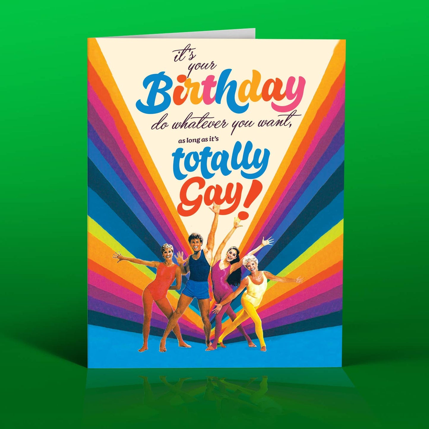 OffensiveDelightful - TOTALLY GAY! birthday card