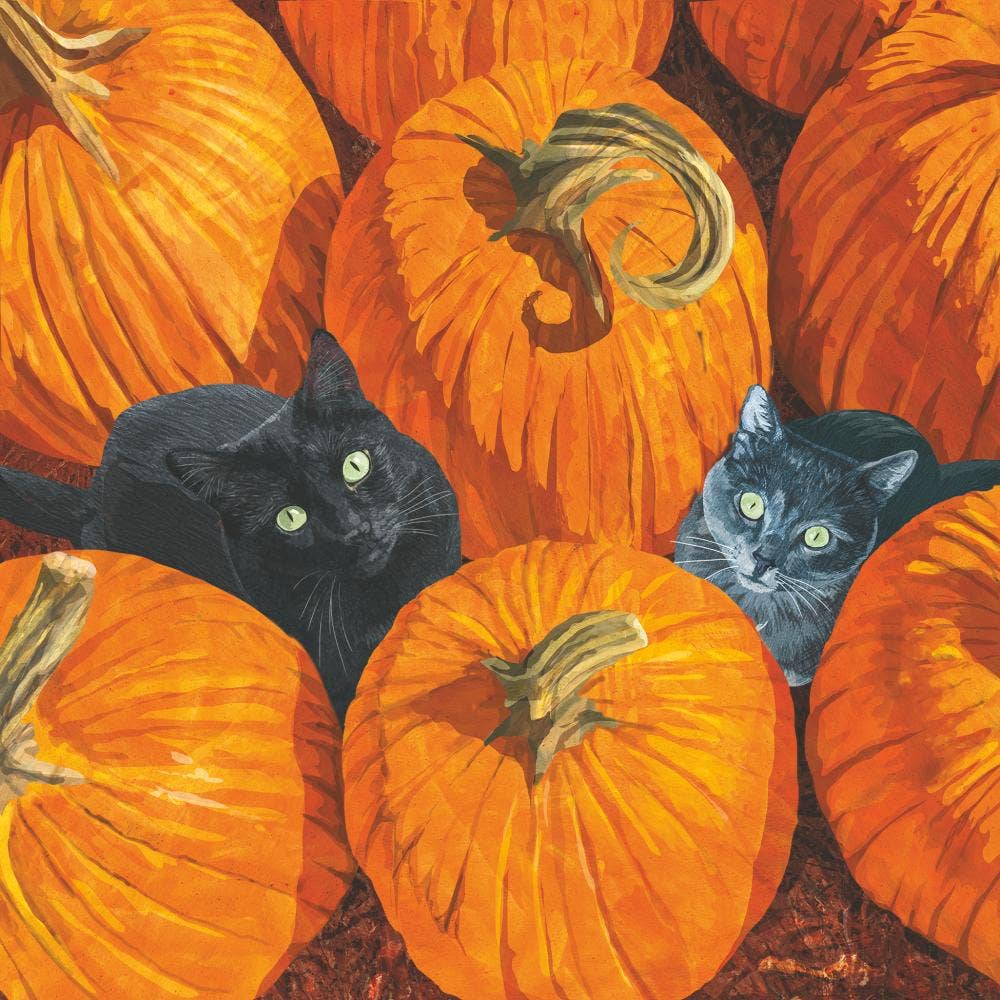 Paperproducts Design - LUNCH-PUMPKIN PATCH CATS