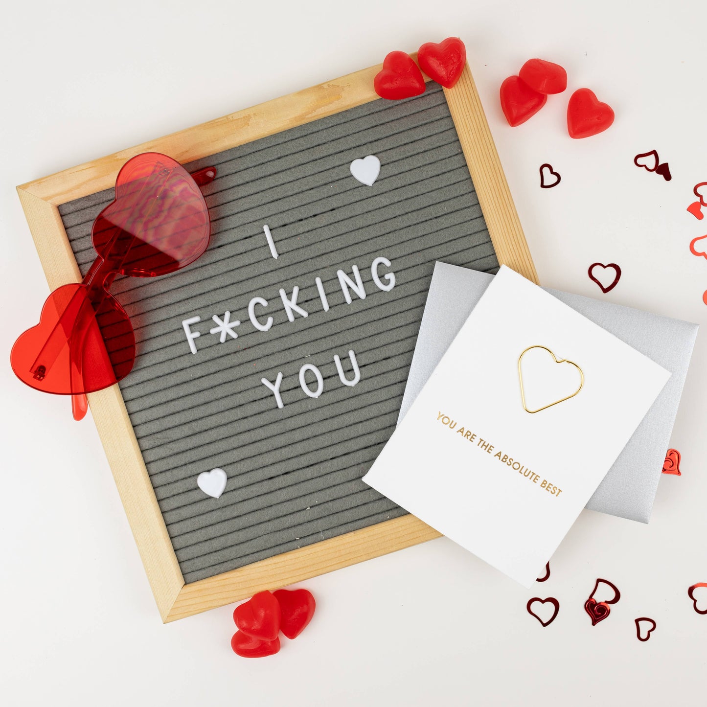 Chez Gagné - Absolute Best Friendship Heart Paperclip Greeting Card