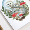 michele maule - Greeting Card - Barn Owl