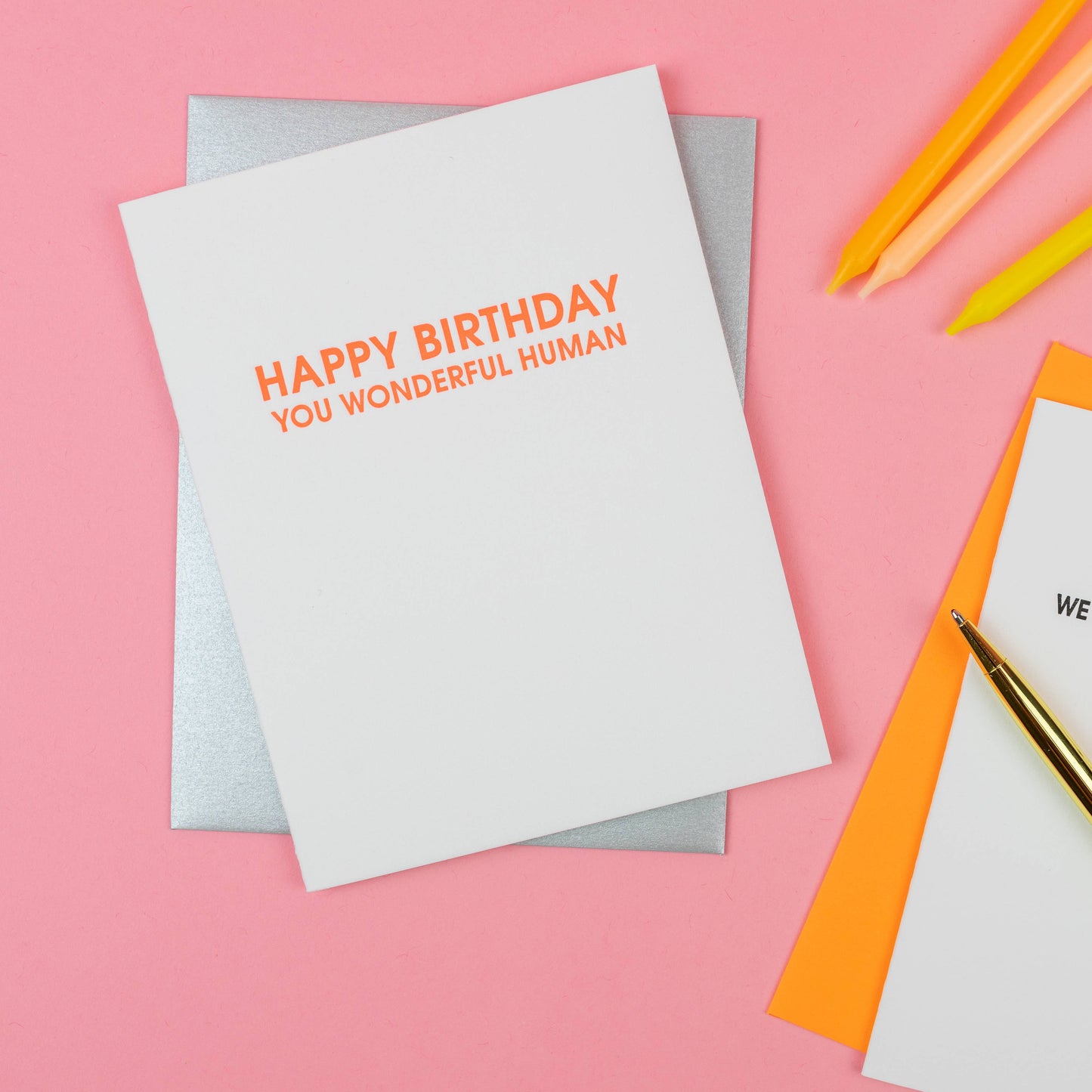 Chez Gagné - Wonderful Human Birthday Letterpress Birthday Greeting Card