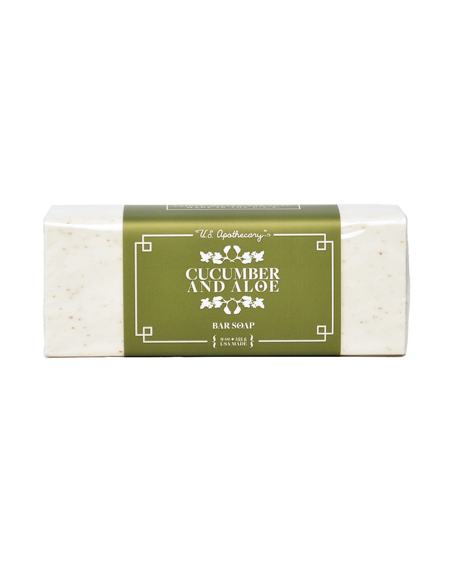 U.S. APOTHECARY - CUCUMBER & ALOE TRIPLE MILLED BAR SOAP