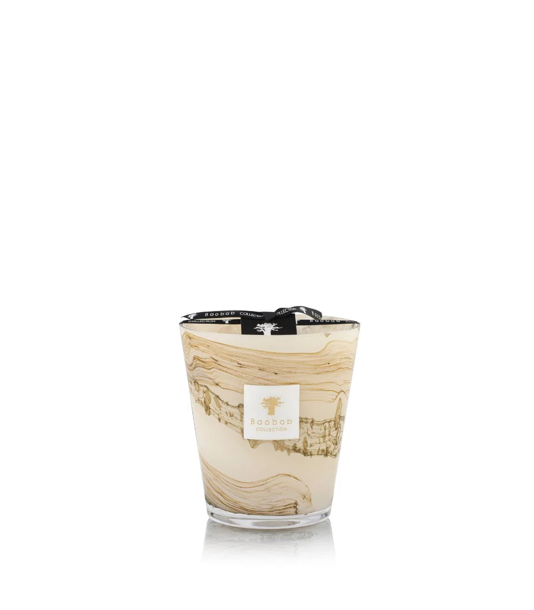 Baobab Collection - Candle Sand Siloli - Cedarwood - Tonka Bean - Green Lemon