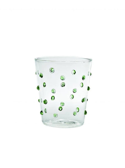 Zafferano America - Party Tumbler: Green Dots