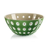 Guzzini - LE MURRINE Large Bowl : 4,33x9,84x9,84 in. / Grey/Yellow