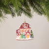 Bethany Lowe Designs - Pink and Brights House Ornament