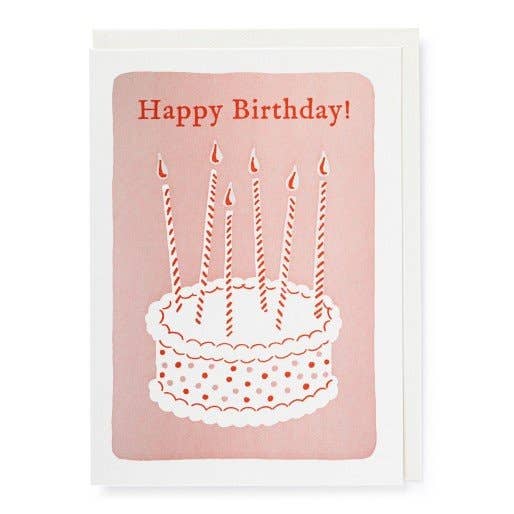 Archivist Gallery - Ariana Birthday Cake Greeting Card