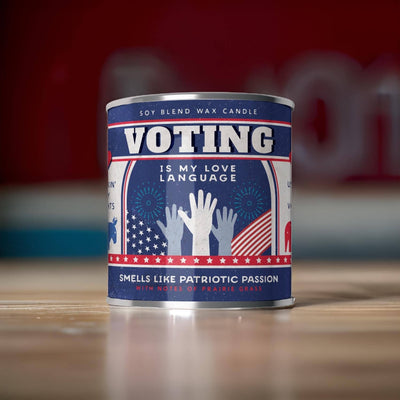 Scents of Accomplishment - Voting is my Love Language 16oz. Candle