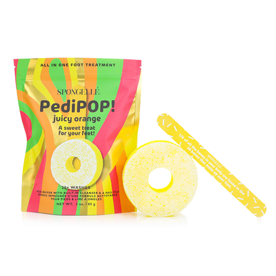 Spongellé - Juicy Orange PediPOP Pedi Buffer & Nail File