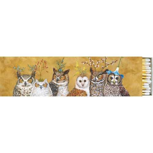 Paperproducts Design - LONG MATCHES- OWL FAMILY